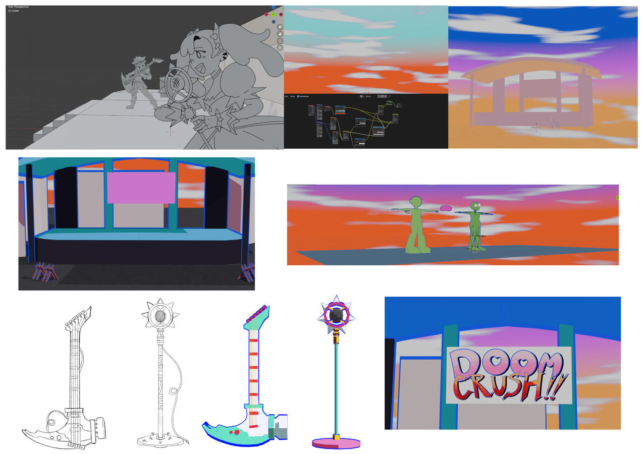 Concept art and shaders