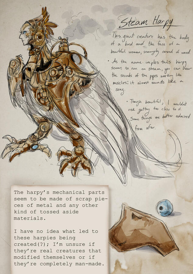 Field Guide - Steam Harpy
