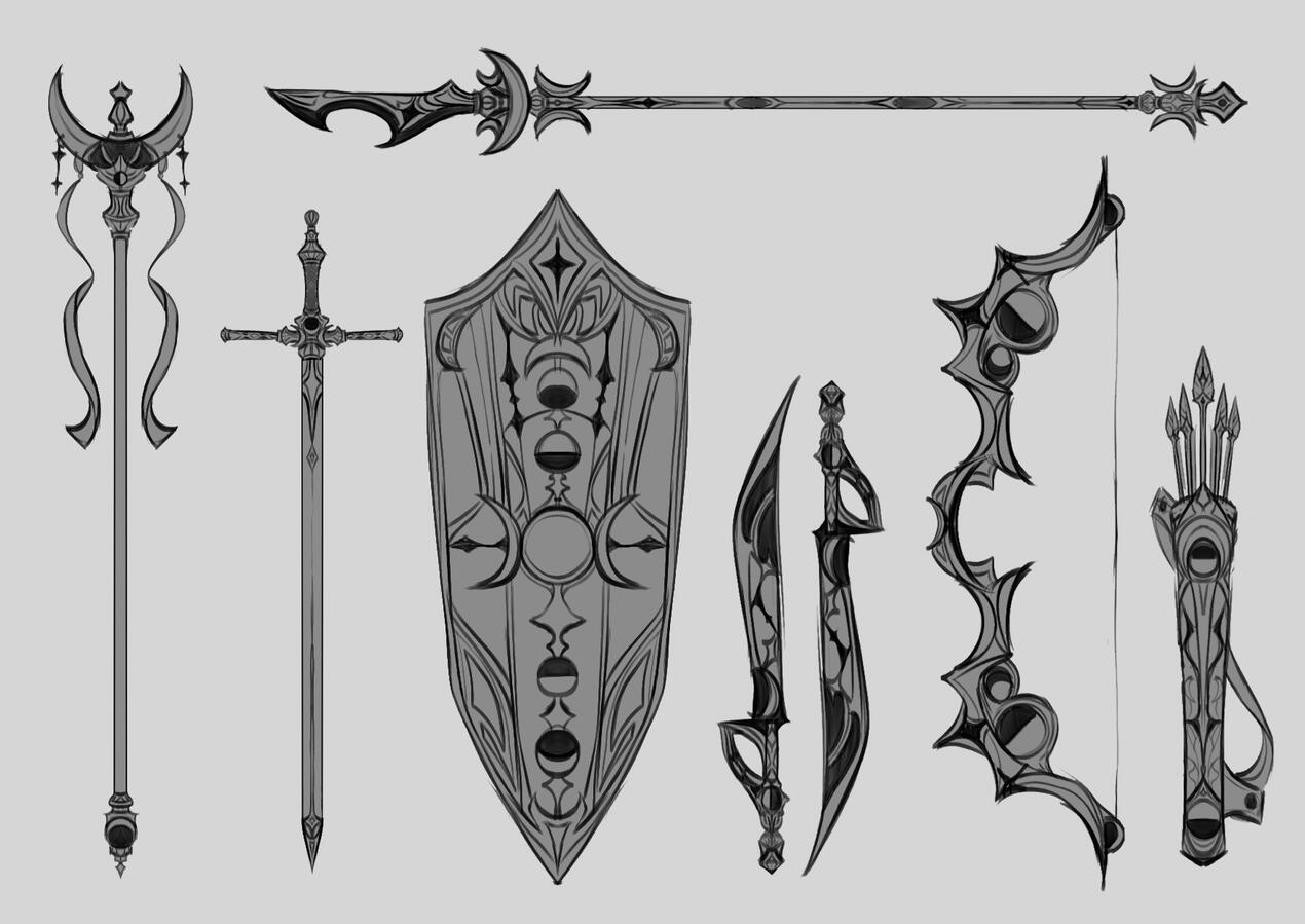 Moon Weapon Set